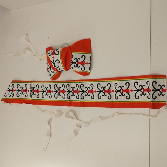 Obi w Pre Tied Bow Vintage Deadstock n Box Woman's Kimono 90s Japanese Sash Belt - Picture 8 of 10